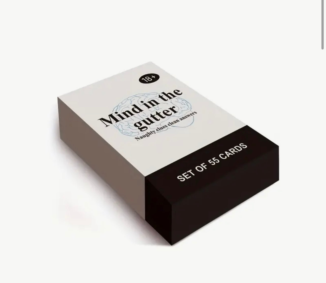 Mind in the Gutter – 55 Naughty Clues, Clean Answers, Pure Sass (18+ Only)