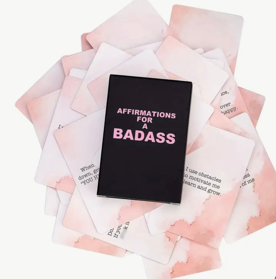Daily Motivational & Inspirational Badass Affirmation Cards
