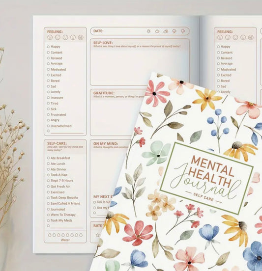 Daily Mental Health & Self-Care Journal