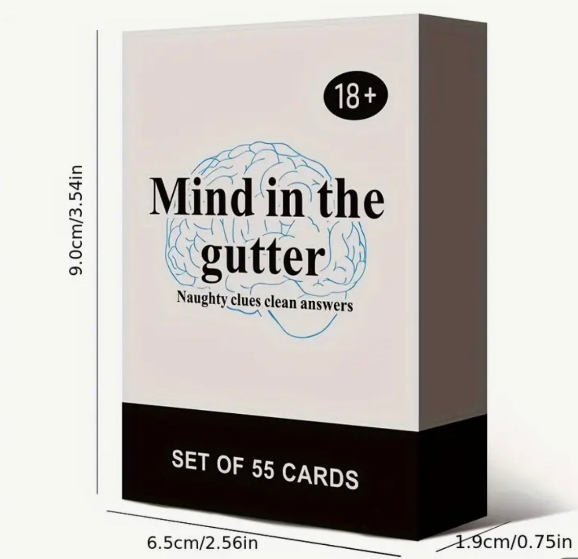 Mind in the Gutter – 55 Naughty Clues, Clean Answers, Pure Sass (18+ Only)