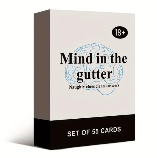 Mind in the Gutter – 55 Naughty Clues, Clean Answers, Pure Sass (18+ Only)